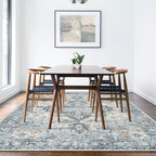 GENIMO 6x9 Area Rugs for Living Room, Non Slip Machine Washable Rugs, Low Pile - Image 9