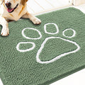OLANLY Dog Door Mat for Muddy Paws 30x20, Paw Print Design, Absorbs Moisture by OLANLY