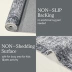 8x10 Washable Area Rugs Ultral Soft Non-Slip Stain Resistant Vintage Boho Large - Image 9