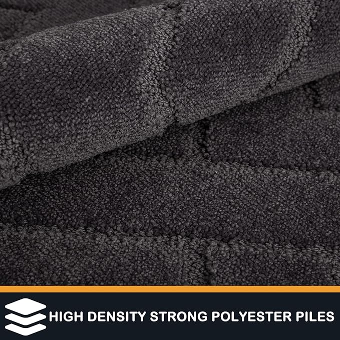 PURRUGS Easy Care Area Rug 6ft x 9ft, Non-Slip Machine Washable Entry Rug - Image 4