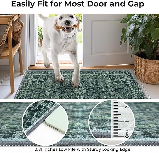 KOZYFLY Runners for Hallways 2x7 Ft Washable Kitchen Runner Rug Boho Runner Rug - Image 6