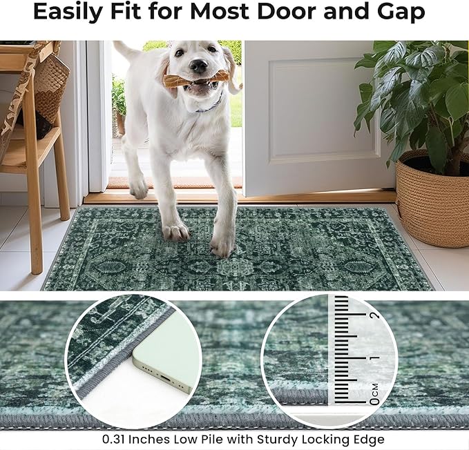 KOZYFLY Runners for Hallways 2x12 Ft Extra Long Washable Kitchen Runner Rug - Image 6