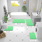 OLANLY Bathroom Rugs 24x16, Extra Soft Absorbent Chenille Bath Rugs, Rubber - Image 2