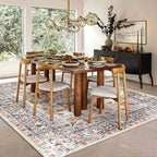 VK VK·LIVING Machine Washable Rug 5'x7' Vintage Design Washable Area Rugs - Image 5