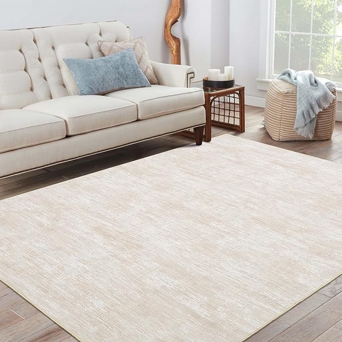 RUGSREAL 6x9 Large Bedroom Area Rug Washable Rug Soft Modern Area Rug - Image 3