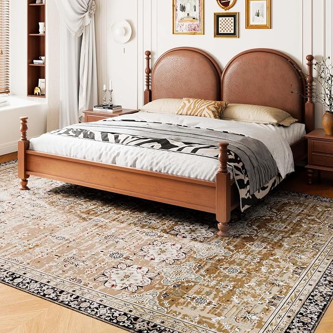 VEVOR 9 x 12 ft Area Rug Large Washable Rug Non-Slip and Tear-Resistant Soft - Image 8