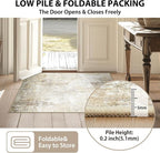Washable Area Rugs 6'x9' Non-Slip Modern Abstract Soft - Image 6