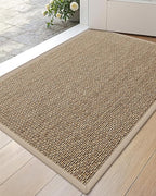 DEXI Ultra Thin Entryway Door Mat 17x30, Non Slip Rubber Backing Inside Entry by DEXI