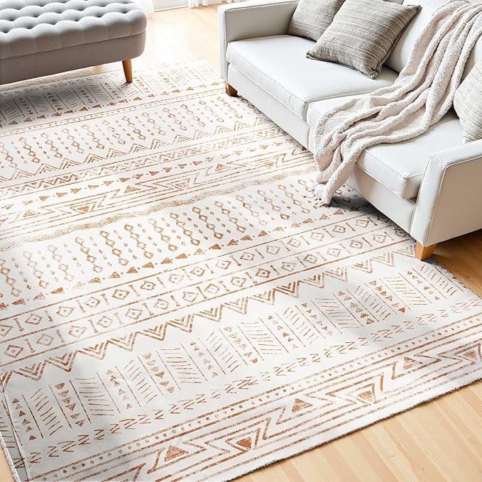 VEVOR 6 x 9 ft Area Rug Large Washable Rug Non-Slip and Tear-Resistant Soft by VEVOR