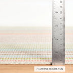 Dash and Albert Ana Ticking Machine Washable Area Rug - Image 5