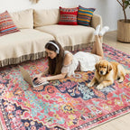 Lahome 5x7 Boho Living Room Rug Colorful Bedroom Rug, Large Bohemian Nursery - Image 4