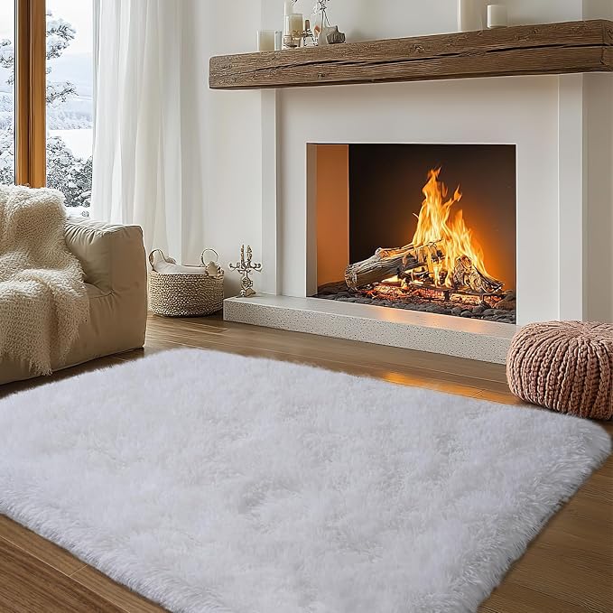 Zentavio Area Rugs for Living Room Small Carpet for Bedroom 3x5 Bedside - Image 6