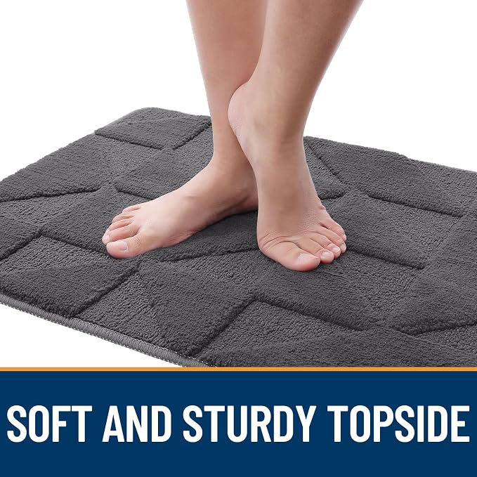OLANLY Door Mats Indoor, Dirt Resist, Entrance Washable Mat, Low-Profile Inside - Image 3