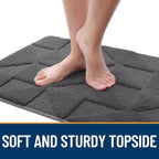 OLANLY Door Mats Indoor, Dirt Resist, Entrance Washable Mat, Low-Profile Inside - Image 3