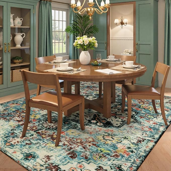 Lahome Area Rugs 9x12 Living Room Boho Washable Rugs 9x12, Large Boho Rugs - Image 2