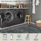Lahome Floral Washable Kitchen Runner Rug, 2x6 Runners - Image 4
