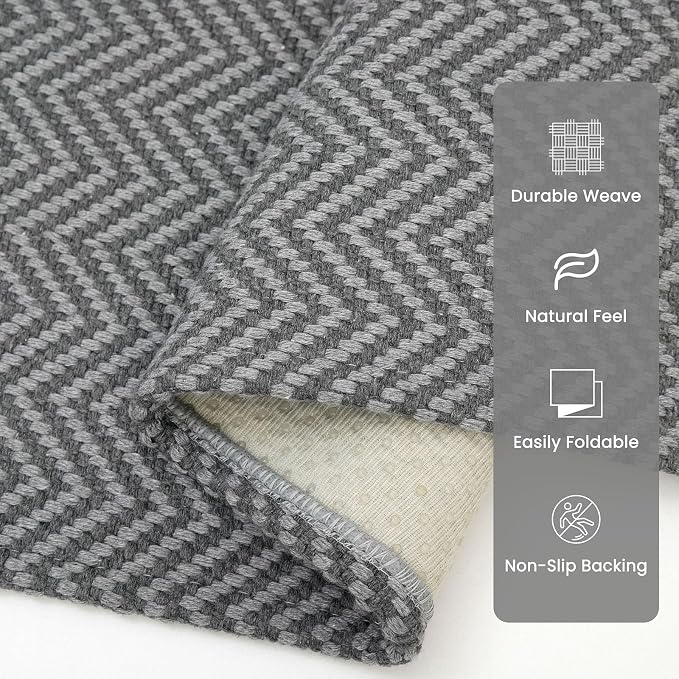 2x6 Ft Braided Runner Rug Washable Runners - Image 5
