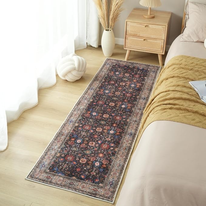 Rugcomf Runner Rug for Hallways Kitchen Rug Non Slip 2'x 6' Washable Rugs - Image 6