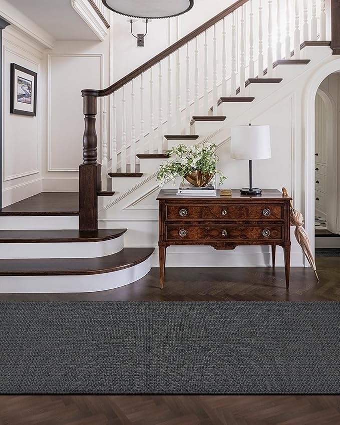 Color&Geometry Door Mat 2'4"x8' Runner Rug - Image 6