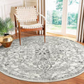 Lahome Bohemian Washable Round Rug, Large Round Rugs 6ft Non Slip Circle Rugs by Lahome