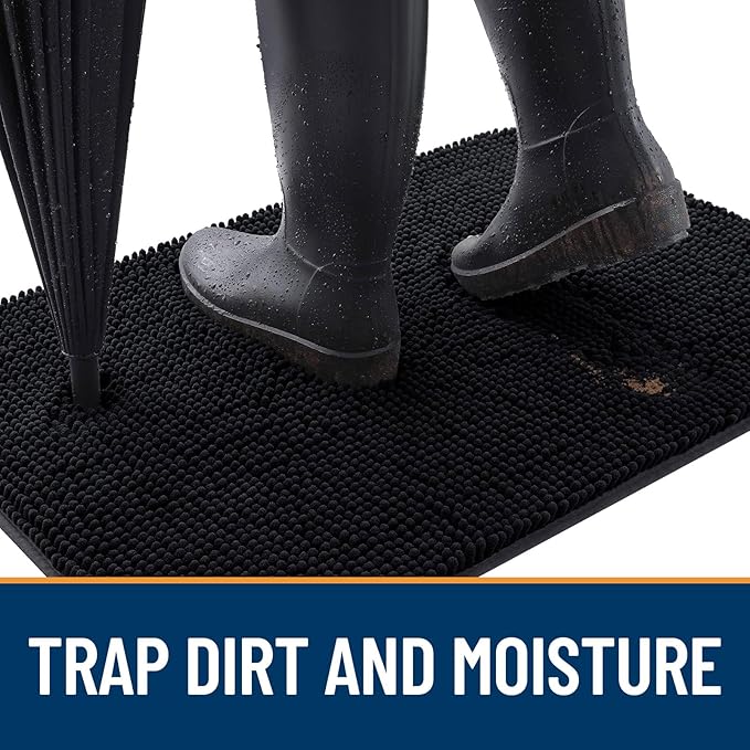 OLANLY Dog Door Mat for Muddy Paws 59x20, Absorbs Moisture and Dirt, Absorbent - Image 2