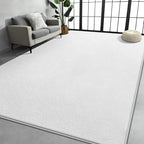Large Area Rugs for Living Room Bedroom, 7x10 Feet White Rug, Minimalist Modern by Chewoo