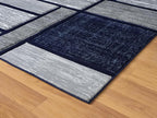 Navy Blue Geometric 8x10 Area Rug – Modern Patterned Carpet - Image 6