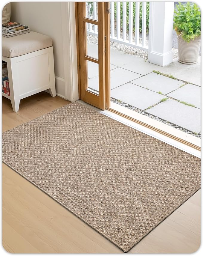 Color&Geometry Large Front Door Mat Indoor Entrance Non Slip Rubber Backed - Image 8