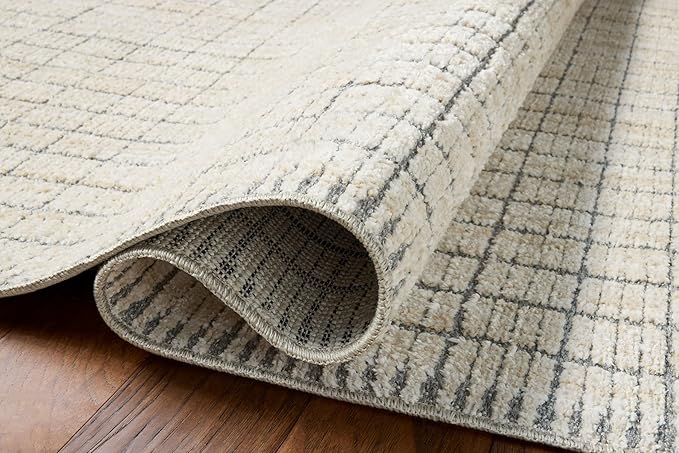 Loloi Amber Lewis Bexley Collection BEX-04 Slate/Natural 2'-7" x 4' Accent Rug - Image 3