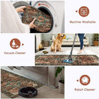 Moynesa Ultra-Thin Washable Round Rug - 6ft Large Dining Room Round Area Rug - Image 4
