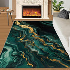 3x5 Abstract Marble Dorm Rug - Image 2