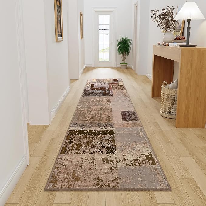 LOCHAS Washable Runner Rugs for Hallway, 2x8 Non Sip Soft Rug for Bedroom - Image 4