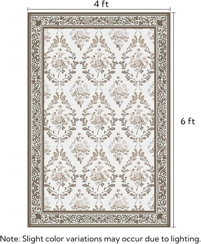 SOULFUL Medium Pile 4x6 Rugs for Living Room - Image 2