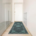 Ambesonne Sun and Moon Decorative Rug, Bohemian Artwork Design of Crescent - Image 2