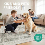 zesthome 8x10 Area Rugs for Living Room, Non-Slip Backing Washable Rugs - Image 5