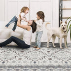 Washable 6x9 Area Rug for Living Room, Carpet for Bedroom Dining Room, Non - Image 5