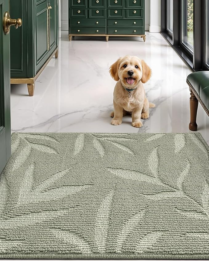 LUMI Front Door Mat Indoor Entrance 32"x48", Low Profile Welcome Mat, Non-Slip - Image 8