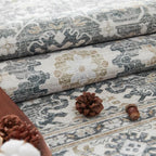 jinchan Runner Rug 2x6 Washable Hallway Rug Distressed Gray Multi Vintage - Image 8