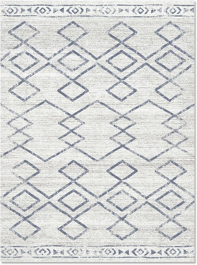 jinchan Moroccan 6x9 Area Rugs for Living Room - Image 2