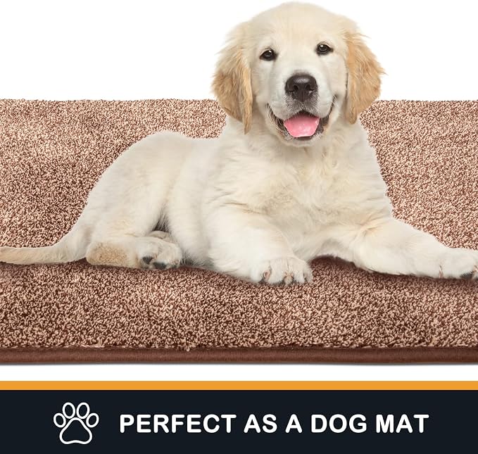 PURRUGS Dirt Trapping Door Mat 20" x 31.5", Non-Slip Machine Washable Entry Rug - Image 6