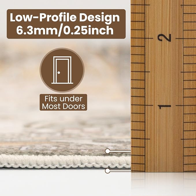 Washable Area Rug 4x6 | Non Slip Area Rug - Image 3