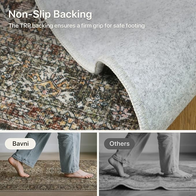 Bavni Washable Runners for Hallways 2X10, Ultra-Thin Non Slip Long Runner Rug - Image 5