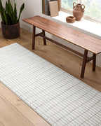Livabliss x Our PNW Home Cascade Minimalist Striped Area Rug, Ivory/Light Brown - Image 4