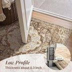 tchdio 3x5 Bedroom Area Rug, Non Slip Washable Entryway Rug Indoor, Soft Low - Image 4