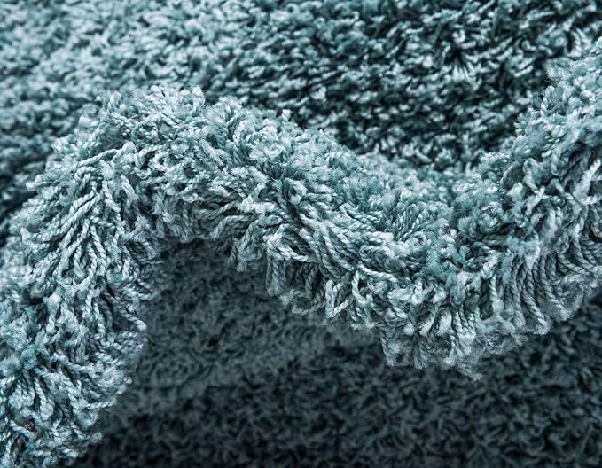Unique Loom Solid Shag Collection Area Rug - Image 7