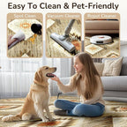 Area Rug 2x4 Rug Machine Washable Non-Slip Low Pile Print Pattern Western Rug - Image 3