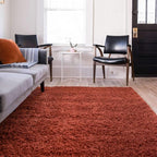 Unique Loom Solid Shag Collection Area Rug - Image 3