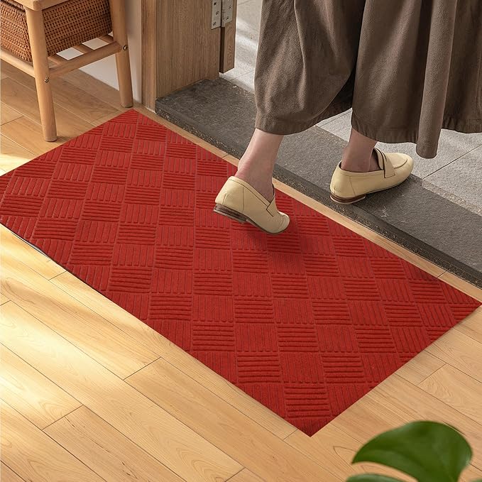 jxgzyy Christmas Door Mat Indoor Entrance, Non Slip Christmas Rug - Image 8