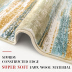 Modern Abstract Runner Rug 3x10 - Image 5