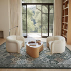 Phantoscope Washable Area Rug 8'x10' Non-Slip, Vintage Boho Rugs - Image 7
